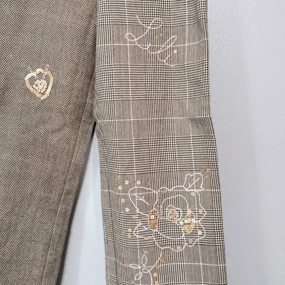 Lili Gaufrette Little Girls Embellished Wide Leg Pants - Picture 5 of 12